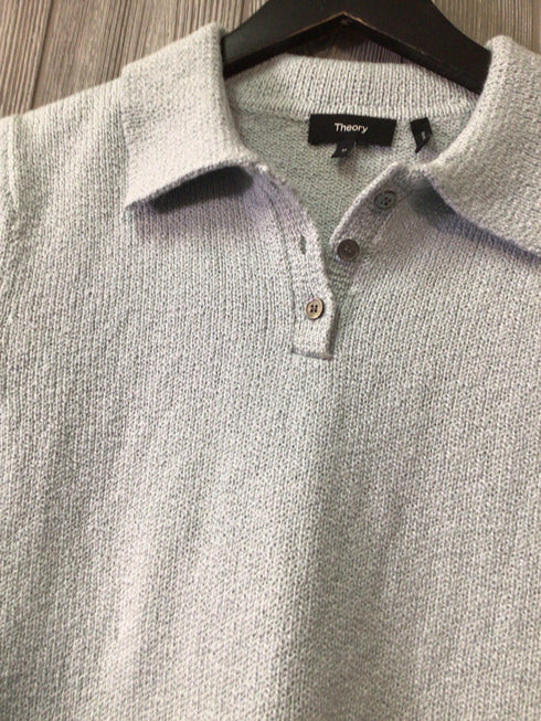 Theory Cotton/Merino Wool Knit Sweater Size Medium