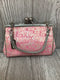 Coach Pink Top Handle Canvas Purse