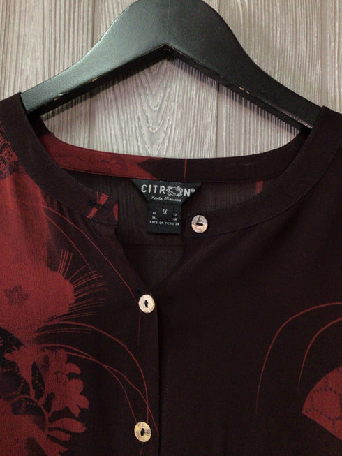 Citron Tunic Silk Size 1X