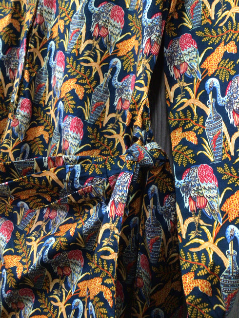 J. McLaughlin Isolde Dress Rare Bird Poplin Size X-Small New