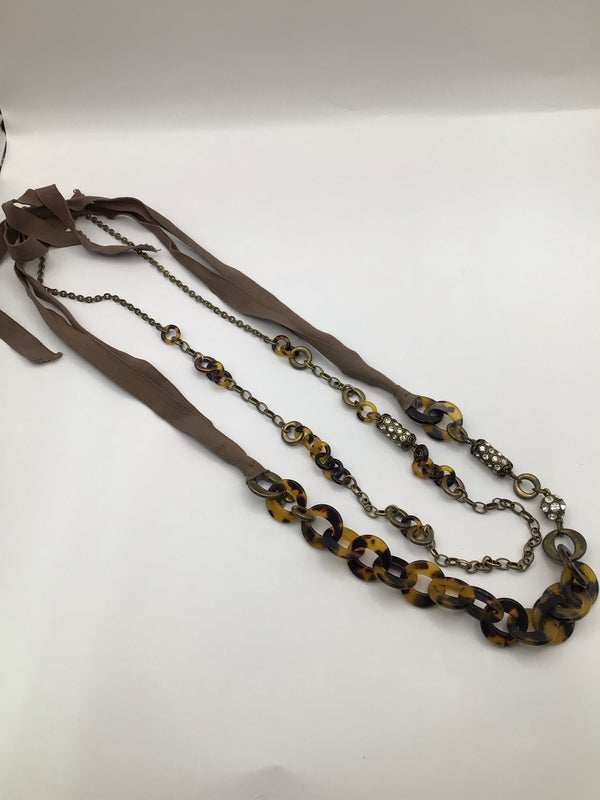 J Crew Necklace set Tortoise