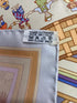 Hermes Donner la Main 2002 Silk Twill Scarf Vintage Lavender