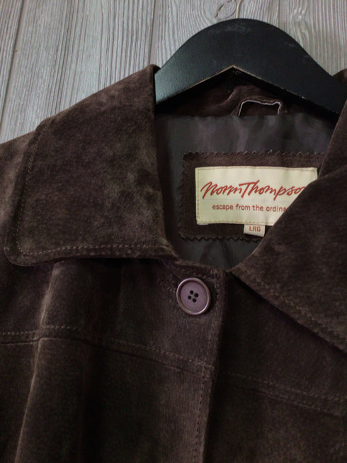 Norm Thompson Suede Jacket Size Large