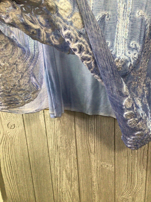 Soft Surroundings Silk Sequined Dress Size X-Large