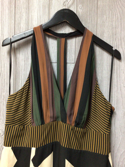 Vince Camuto Mixed-Knit Maxi Dress Size Large