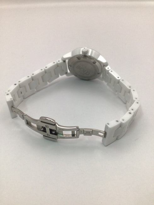 Movado White Bold Ceramic Bracelet Watch