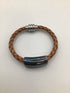 Simon Sebbag Leather Silver bead Bracelet