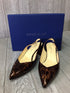 Sarah Flint Tortoise Emma Slingbacks Size 10 New Pre-owned