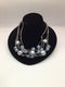 Deborah Grivas Silver Faux Pearl Necklace New