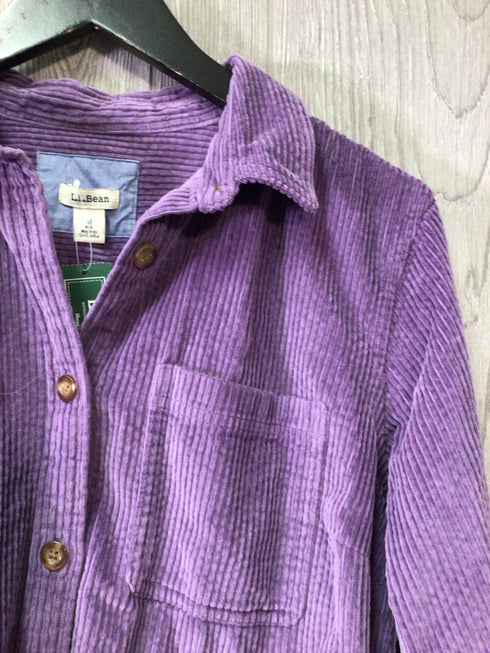 LL Bean Relaxed corduroy Shirt Size Medium New
