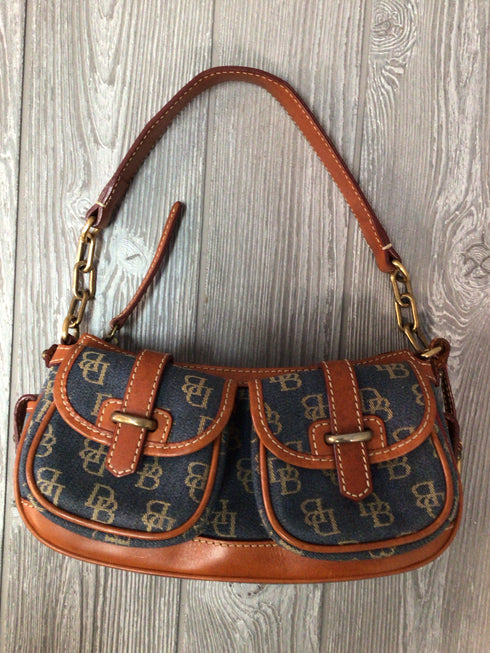 Dooney & Bourke Blue Shoulder Canvas Vintage Purse