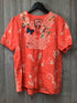 Johnny Was Top Linen Embroidered Size Small