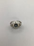 Silver Round Hematite Ring