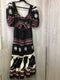 Sea Maxi Dress Linen bl Size 16