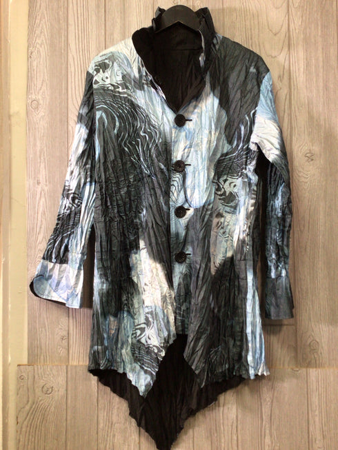 Reversible Crinkle Blazer Size Large