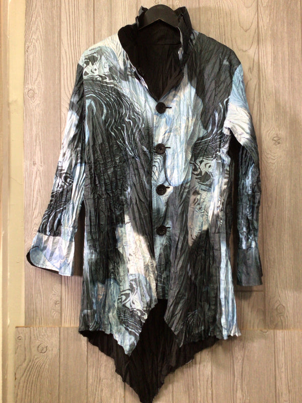 Reversible Crinkle Blazer Size Large