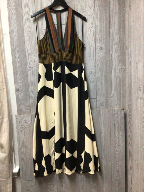 Vince Camuto Mixed-Knit Maxi Dress Size Large