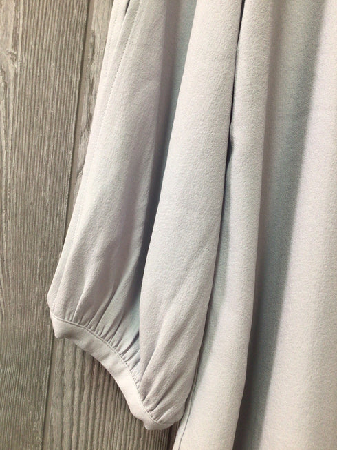 Eileen Fisher Blouse Silk Georgette Size Medium-Petite New