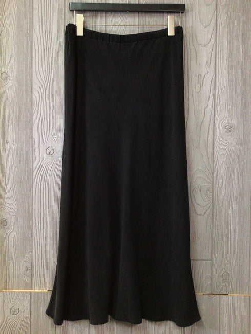 Eileen Fisher Skirt Silk crepe bias-cut midi Size Petite New