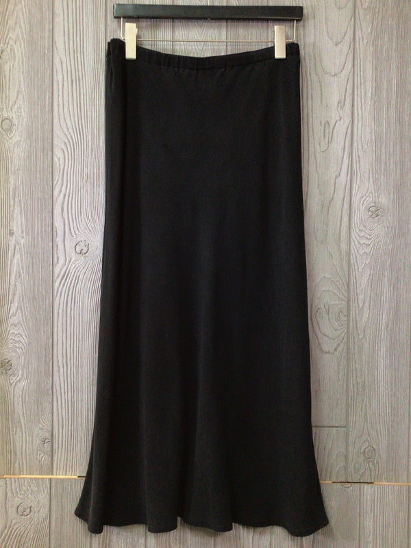 Eileen Fisher Skirt Silk crepe bias-cut midi Size Petite New