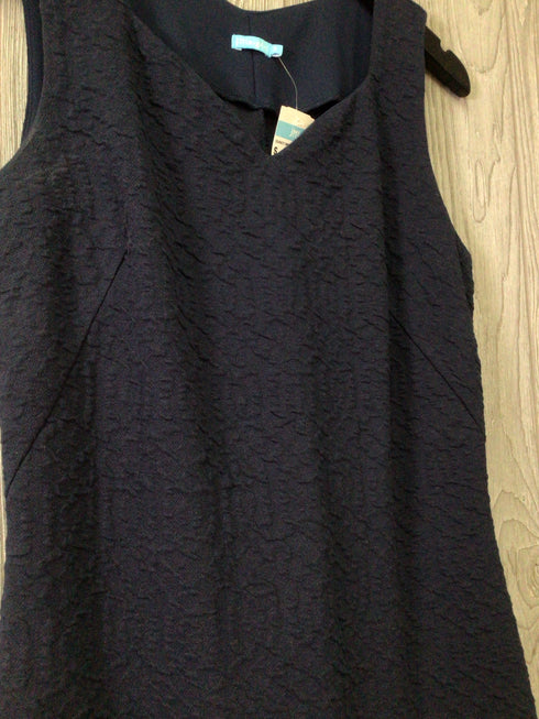 J. McLaughlin Quincy Dress Navy Mega Elsie Jacquard Size Small New