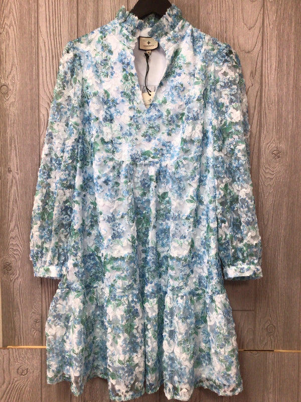 Tuckernuck Palmerston Dress Painterly Hydrangea Size Medium New