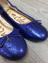 Sam Edelman Felicia crinkle metallic ballet Flats Size 8