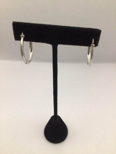 Sterling Graduated Hoop Earrings