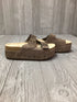 Cushionaire Guru Platform Footbed Sandals Size 8.5