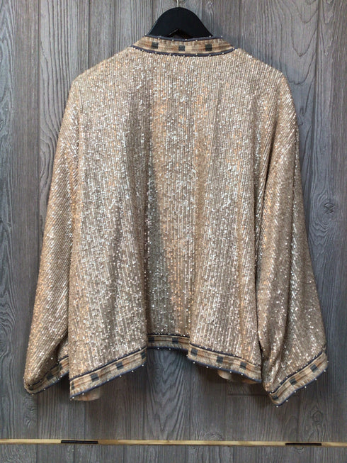 Johnny Was Sequined Reversible Kimono Size X-Large