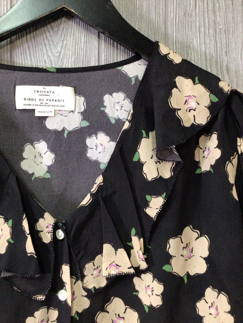 Trovata Birds of Paradis Blouse Size Medium