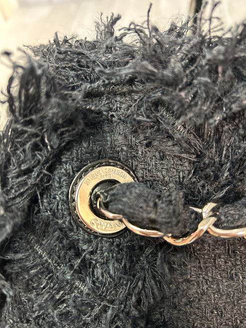 Chanel Quilted Tweed Tote Pre-owned