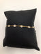 14k Gold Mesh Crystal Station Bracelet