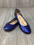 Sam Edelman Felicia crinkle metallic ballet Flats Size 8