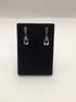 Pink Crystal + marcasite Earrings