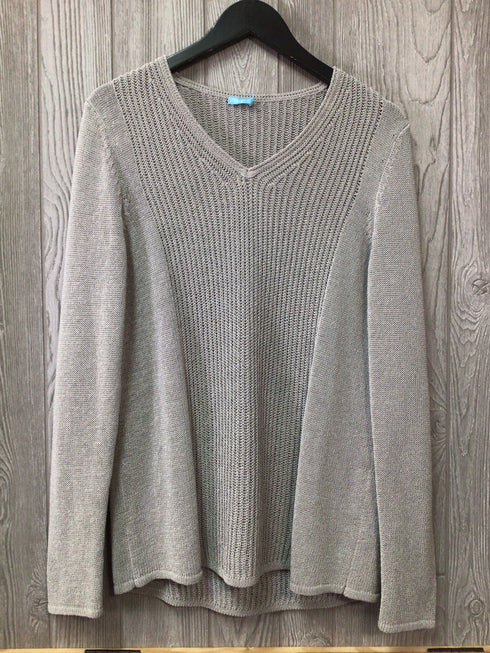 J. McLaughlin Linen Sweater Size Large