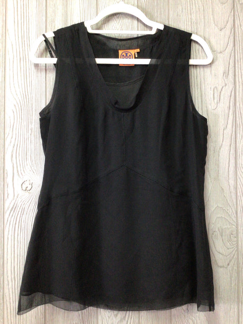 Tory Burch Top silk chiffon Size 6 pre-owned