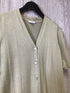 J Jill Linen BL Knit Cardigan Size Small - Long