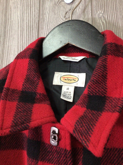 Talbots Jacket Buffalo check Size 10