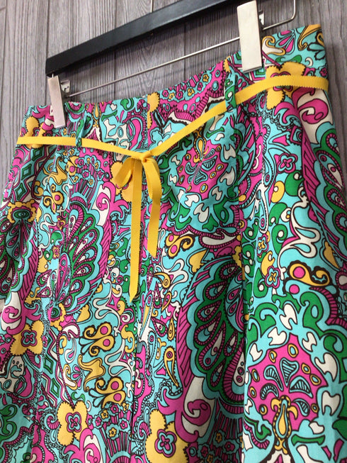 Lilly Pulitzer Skirt silk bl Size 10