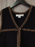 Kristen Scarcelli Vintage knit Vest Size Medium