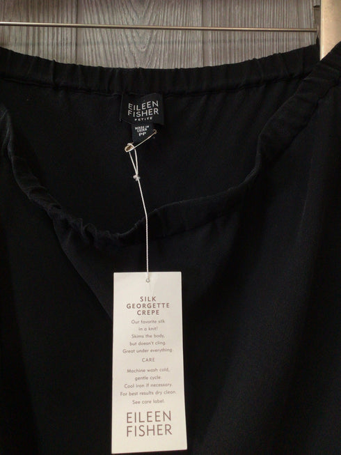 Eileen Fisher Skirt Silk crepe bias-cut midi Size Petite New