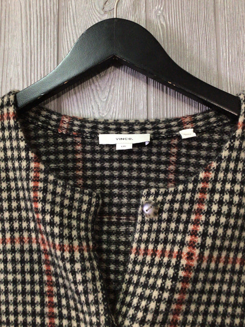 Vince Wool-Cash Cardigan Size Large