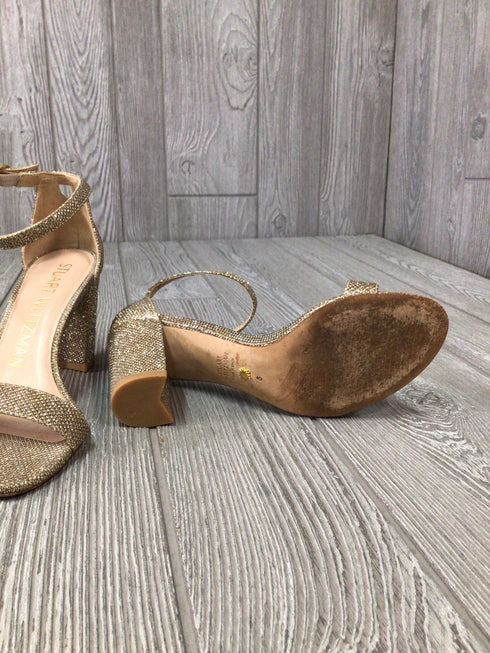 Stuart Weitzman Women's Nudist Block Sandals Size 5