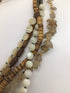 Silpada Quartz Mother of pearl multi strand Necklace N1507