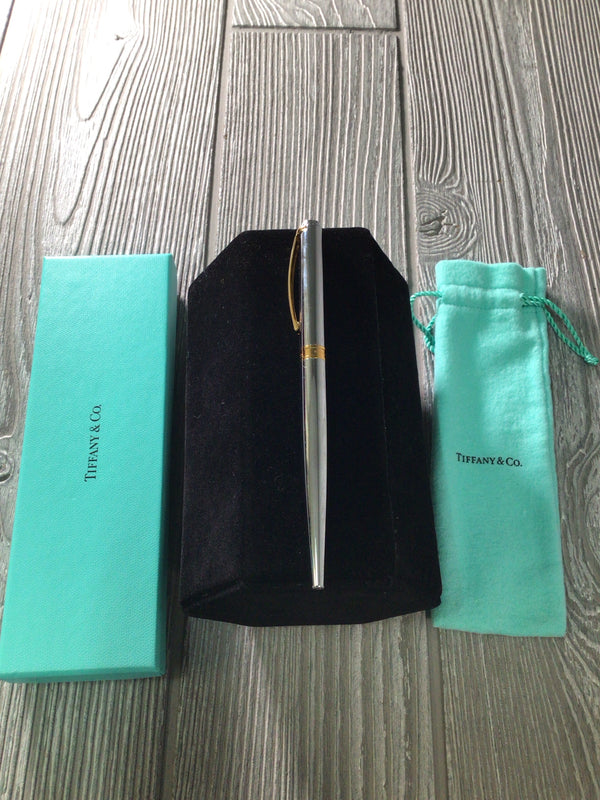Tiffany & Co. Stainless Ball Point Pen pre-owned