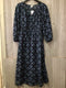 J Crew Dress Poplin Block Print Size 10P New