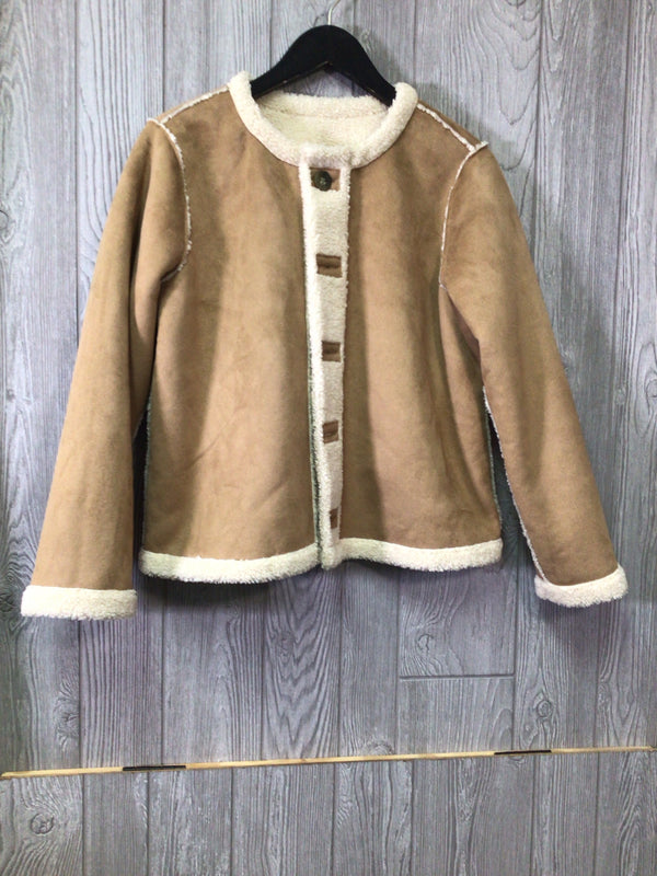 Faux-Shearling Reversible Jacket Size Medium