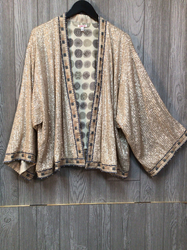 Johnny Was Sequined Reversible Kimono Size X-Large