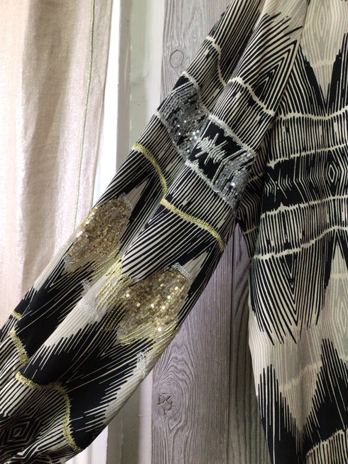 Kobi Halperin silk Blouse Size XX-Large